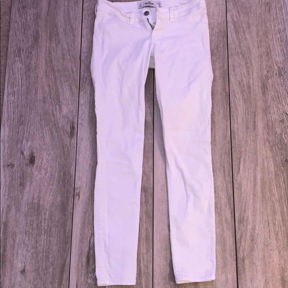 Hollister white jeans